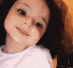Cute Girly Girl Smiling GIF