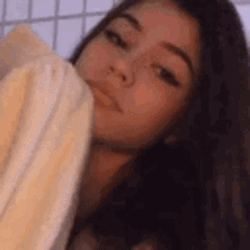 Cute Girly Pouting Out  GIF