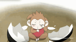 Cute Gives Monkey Kiss To Lady GIF