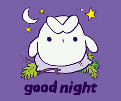 Cute Good Night Tired Dozing Off GIF