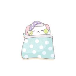 Cute Goodnight Bunny Drooling GIF
