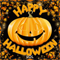 Cute Halloween Pumpkin Smile GIF