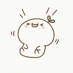 Cute Happy Budding Pop Leaf Laughing GIF