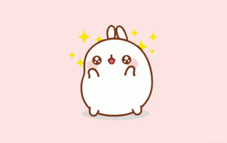 Cute Happy Excited Bunny Eyes GIF