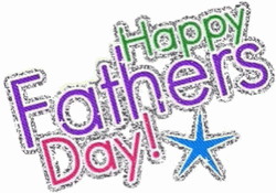 Cute Happy Fathers Day Shimmering Digital Art GIF
