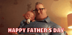 Cute Happy Fathers Day The Incredibles GIF