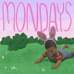 Cute Happy Monday Baby Falling Asleep GIF