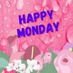 Cute Happy Monday Water Dripping GIF