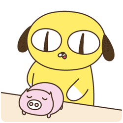 Cute Happy Money Saving GIF