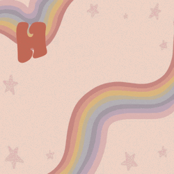 Cute Happy Pride Month Rainbow Greeting GIF