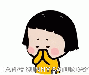 Cute Happy Saturday Mobile Girl MiM GIF