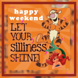 Cute Happy Saturday Tigger And Ariel GIF