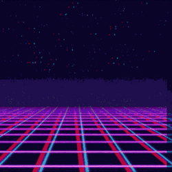 Cute Happy Tuesday Retro Wave Design GIF