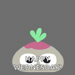 Cute Happy Wednesday Cute Turnip GIF