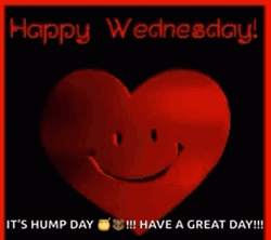 Cute Happy Wednesday Red Heart GIF