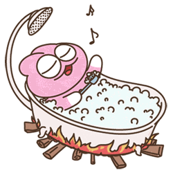 Cute Happy Zookis Bathing GIF