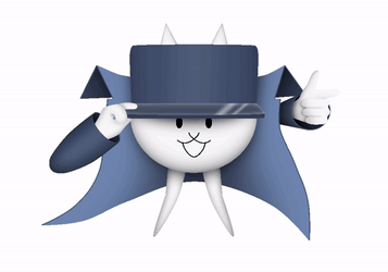 Cute Hat Battle Cats  GIF