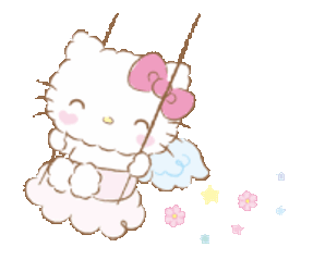 Cute Hello Kitty Sticker GIF