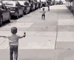 Cute Hug Babies Friends Long Time No See GIF
