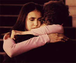 Cute Hug Stelena Nina Dobrev GIF