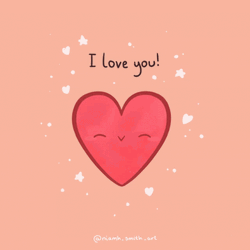 Cute I Love You Animation GIF