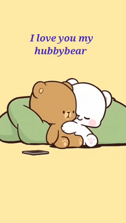 Cute I Love You Hubbybear GIF