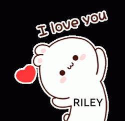 Cute I Love You Riley GIF