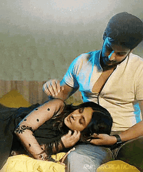 Cute Indian Couple Care GIF