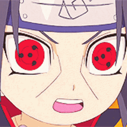 Cute Itachi Uchiha With Sharingan GIF