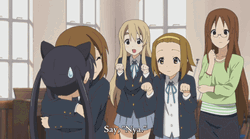 Cute Kawaii Azusa Nakano From K-On GIF