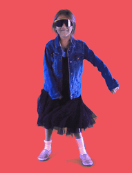 Cute Kid Flossing Fortnite Dance Move Emote GIF
