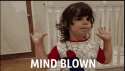 Cute Kid Mindblown GIF