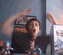 Cute Kid Replecating Super Saiyan GIF