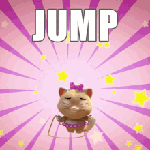 Cute Kitten Animation Jumping GIF