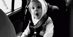 Cute Little Baby Ohhh Excited GIF