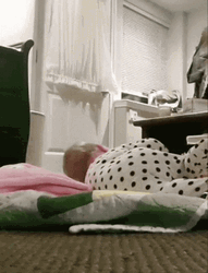 Cute Little Baby Rofl GIF