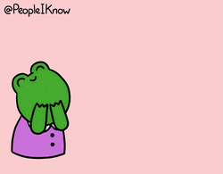 Cute Little Frog  Spewing Rainbow  GIF
