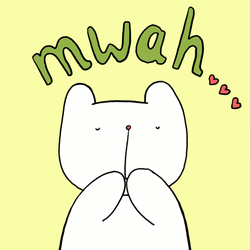 Cute Love Emoji Chut Mwah  GIF