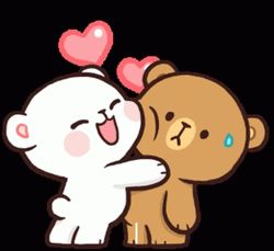 Cute Love Rubbing Face To Face GIF