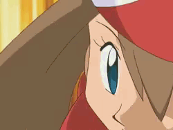 Cute May Tossing Pokemon Pokeball GIF