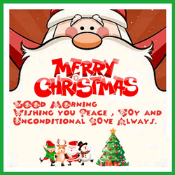 Cute Merry Christmas Santa Claus Wishes GIF