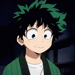 Cute Midoriya Smiling GIF
