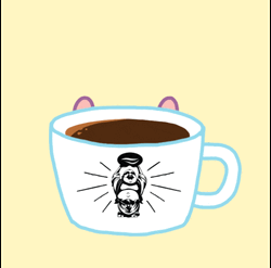 Cute Monday Coffee Cup GIF