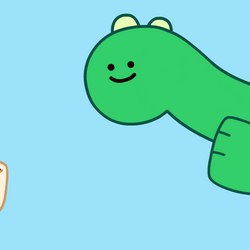 Cute Monday Dino Coffee GIF