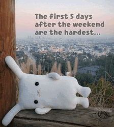 Cute Monday Hard Days GIF