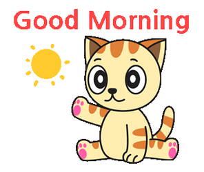 Cute Monday Kitty Sun GIF