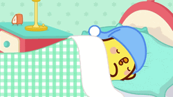 Cute Monday Sleepy Chick GIF