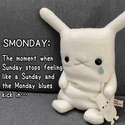 Cute Monday Tears GIF