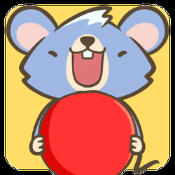 Cute Mouse Cheese Heart GIF