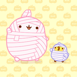 Cute Mummy Bird Waving GIF